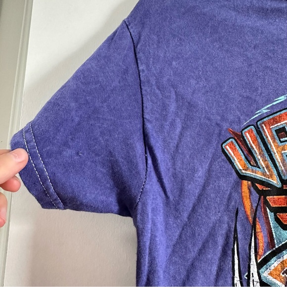 ✨ NWT FREE PEOPLE Van Halen vintage style distressed acid wash band tee - Picture 3 of 4